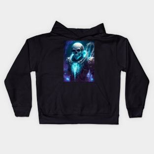 Skeleton astronaut Kids Hoodie